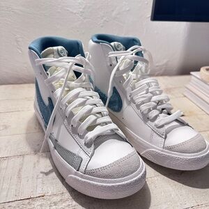 Nike blazer - White and green